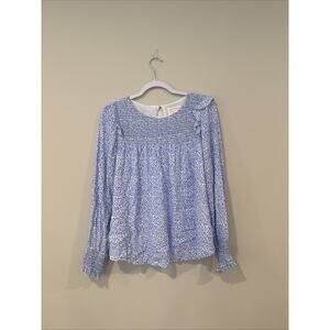 STS Sail to Sable Women's Long Sleeves Honeysuckle Top Blouse Size Medium 2326